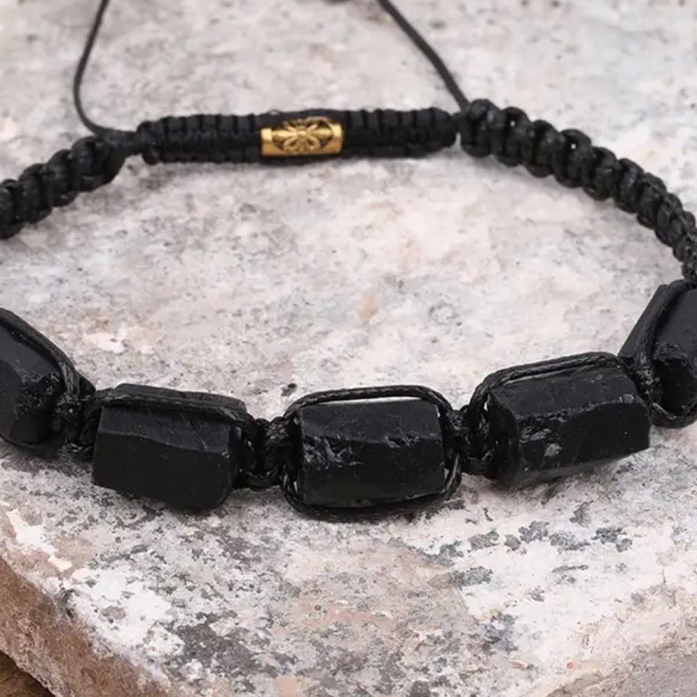 Black tourmaline PROTECTION bracelet - Picture 2 of 2